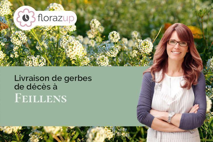 bouquets de fleurs pour un décès à Feillens (Ain/01570)