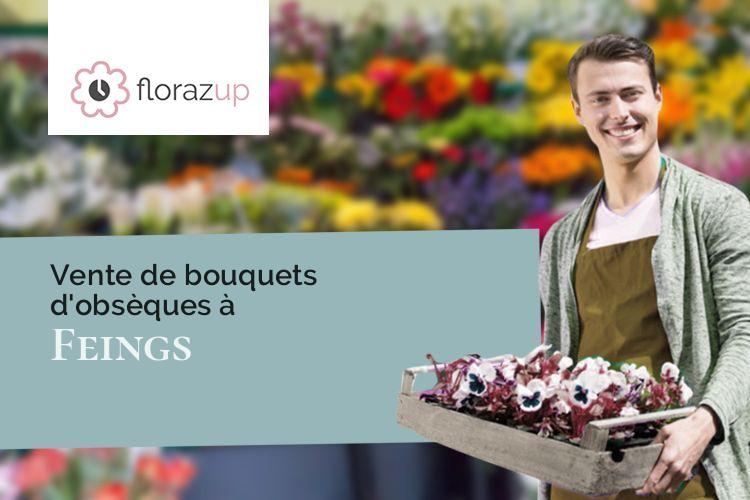 couronnes de fleurs pour un deuil à Feings (Loir-et-Cher/41120)