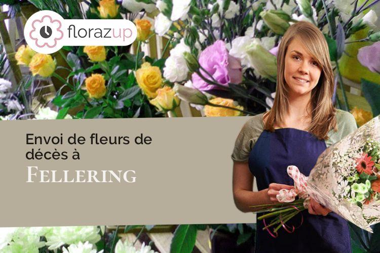 coupes de fleurs pour des funérailles à Fellering (Haut-Rhin/68470)