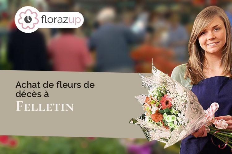 compositions de fleurs pour un décès à Felletin (Creuse/23500)