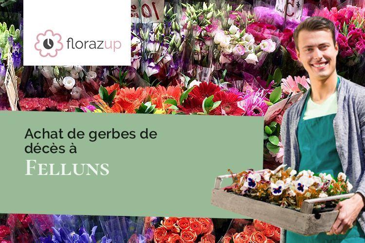 gerbes de fleurs pour un décès à Felluns (Pyrénées-Orientales/66730)