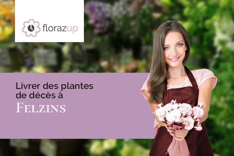 créations de fleurs pour des funérailles à Felzins (Lot/46270)