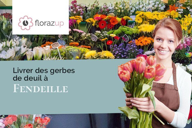compositions florales pour un décès à Fendeille (Aude/11400)
