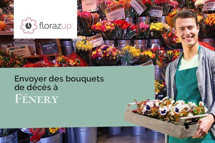 compositions de fleurs pour un décès à Fénery (Deux-Sèvres/79450)