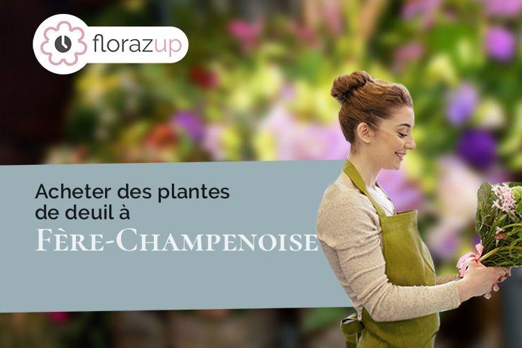 couronnes florales pour un décès à Fère-Champenoise (Marne/51230)