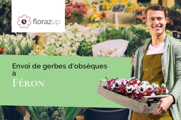 bouquets de fleurs pour un enterrement à Féron (Nord/59610)