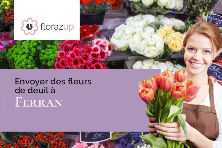couronnes florales pour une crémation à Ferran (Aude/11240)