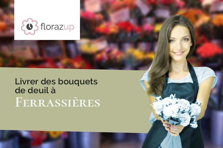 bouquets de fleurs pour un décès à Ferrassières (Drôme/26570)