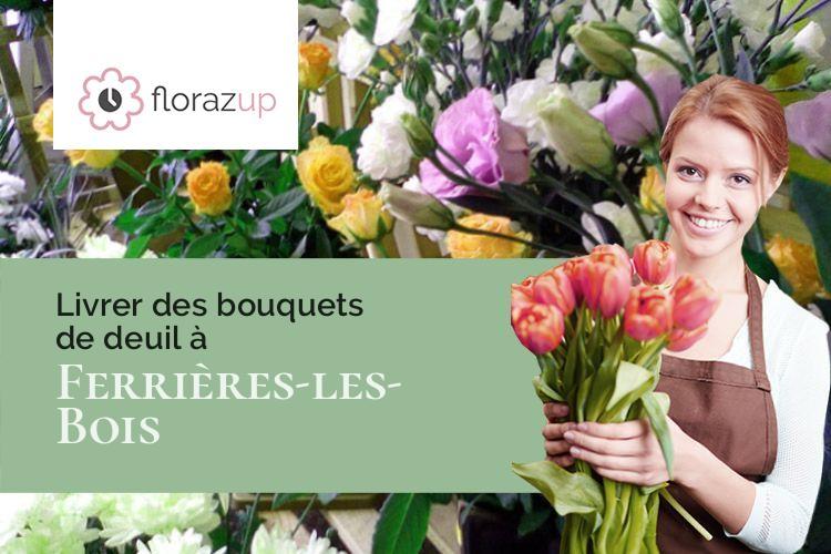 coupes de fleurs pour des obsèques à Ferrières-les-Bois (Doubs/25410)