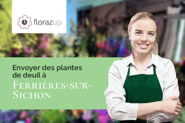 créations de fleurs pour une crémation à Ferrières-sur-Sichon (Allier/03250)