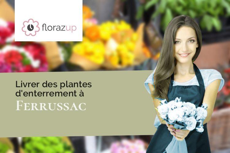 bouquets de fleurs pour un décès à Ferrussac (Haute-Loire/43300)