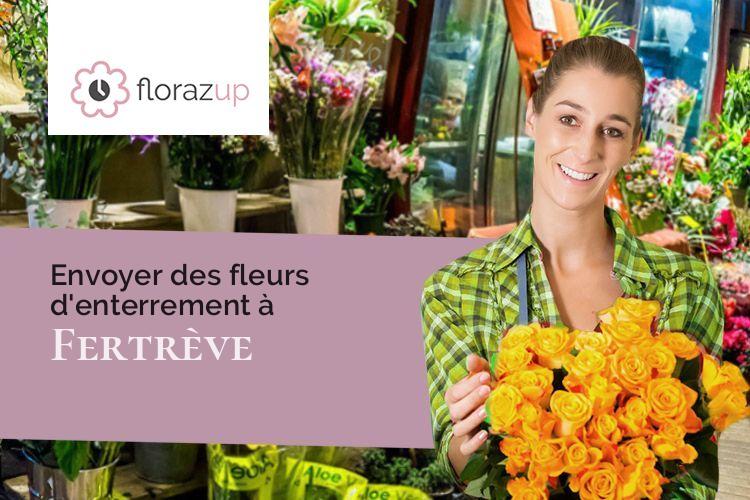 gerbes de fleurs pour des obsèques à Fertrève (Nièvre/58270)