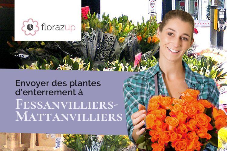 créations de fleurs pour des funérailles à Fessanvilliers-Mattanvilliers (Eure-et-Loir/28270)