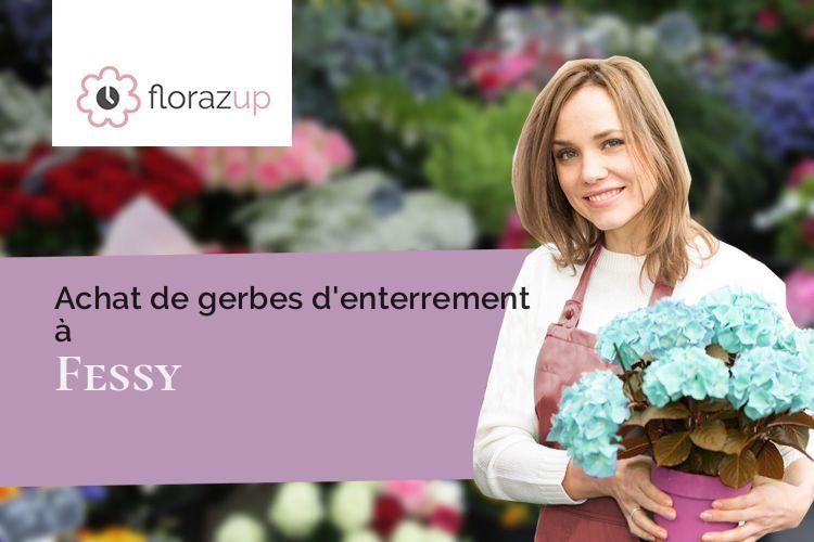 créations de fleurs pour un décès à Fessy (Haute-Savoie/74890)