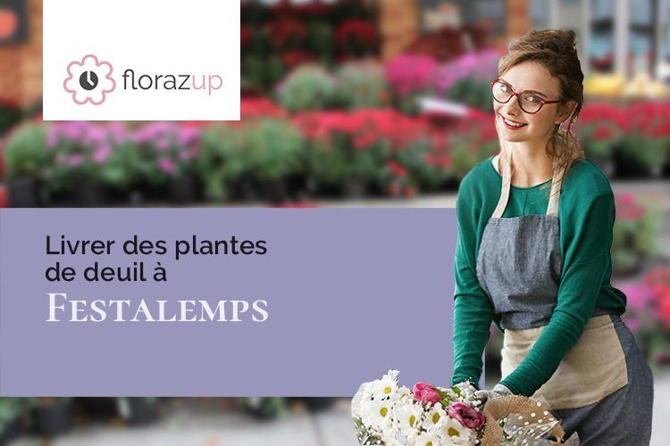 compositions florales pour des funérailles à Festalemps (Dordogne/24410)