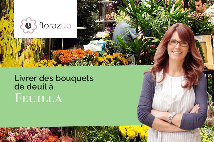 créations de fleurs pour des obsèques à Feuilla (Aude/11510)