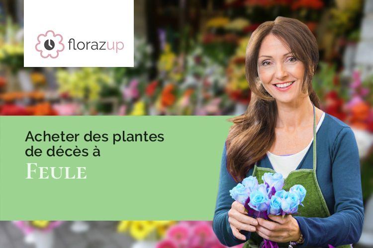 créations florales pour des funérailles à Feule (Doubs/25190)