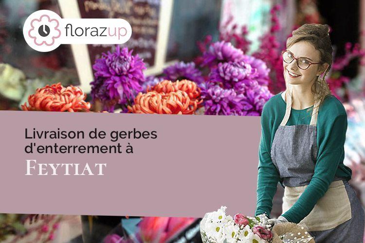 créations de fleurs pour des funérailles à Feytiat (Haute-Vienne/87220)