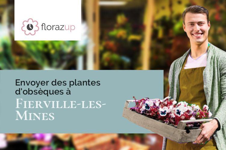 compositions de fleurs pour un décès à Fierville-les-Mines (Manche/50580)