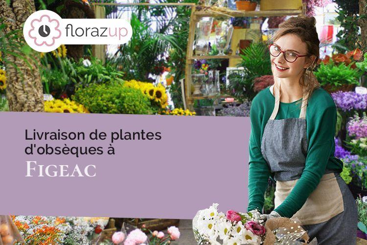 couronnes florales pour des obsèques à Figeac (Lot/46100)