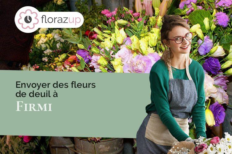 créations de fleurs pour un enterrement à Firmi (Aveyron/12300)