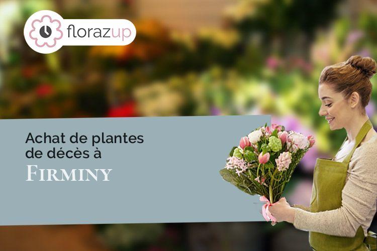 compositions de fleurs pour un décès à Firminy (Loire/42700)