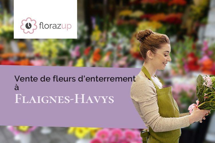 bouquets de fleurs pour des funérailles à Flaignes-Havys (Ardennes/08260)