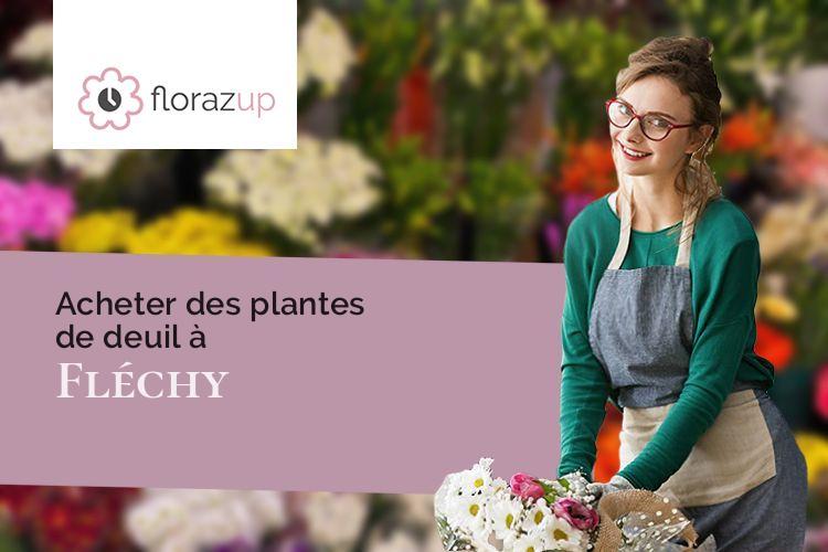 créations de fleurs pour un enterrement à Fléchy (Oise/60120)