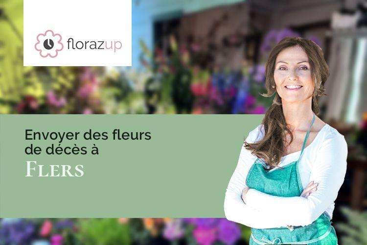 bouquets de fleurs pour des funérailles à Flers (Pas-de-Calais/62270)