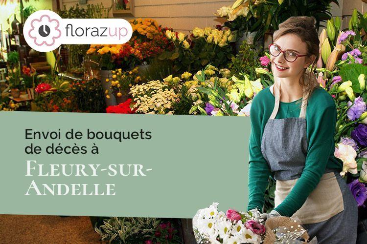 créations florales pour un deuil à Fleury-sur-Andelle (Eure/27380)
