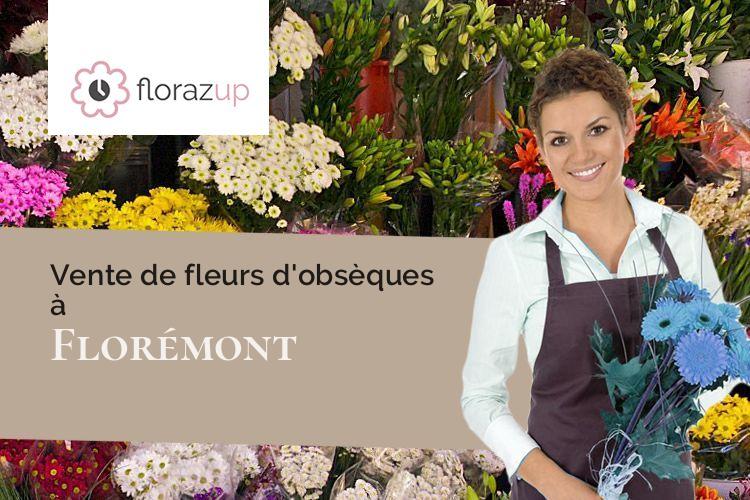 coeurs de fleurs pour des funérailles à Florémont (Vosges/88130)