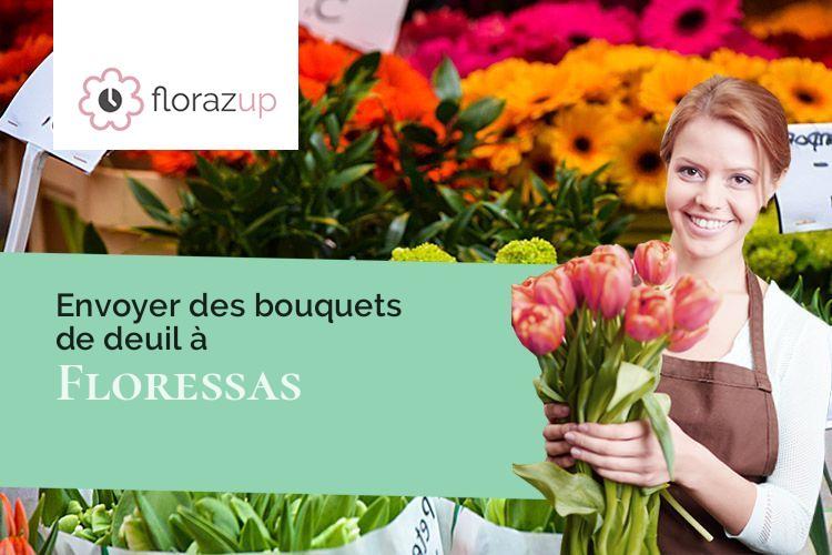 compositions de fleurs pour des obsèques à Floressas (Lot/46700)