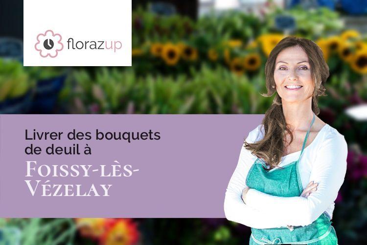 bouquets de fleurs pour un deuil à Foissy-lès-Vézelay (Yonne/89450)