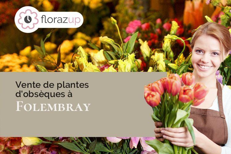 créations florales pour un décès à Folembray (Aisne/02670)