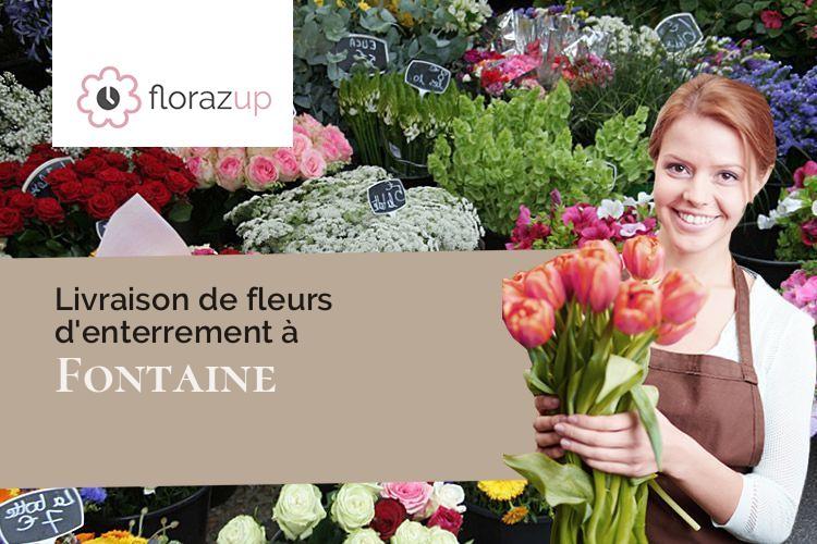coupes de fleurs pour un décès à Fontaine (Aube/10200)