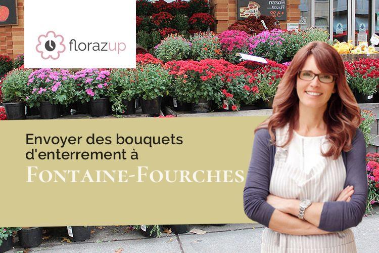 compositions de fleurs pour une crémation à Fontaine-Fourches (Seine-et-Marne/77480)