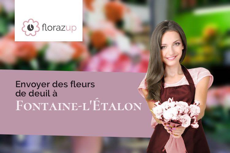 coeurs de fleurs pour un décès à Fontaine-l'Étalon (Pas-de-Calais/62390)