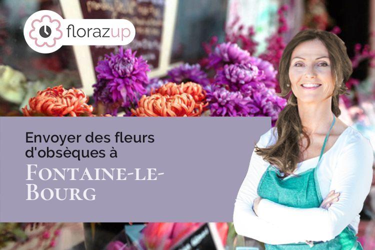 compositions de fleurs pour une crémation à Fontaine-le-Bourg (Seine-Maritime/76690)