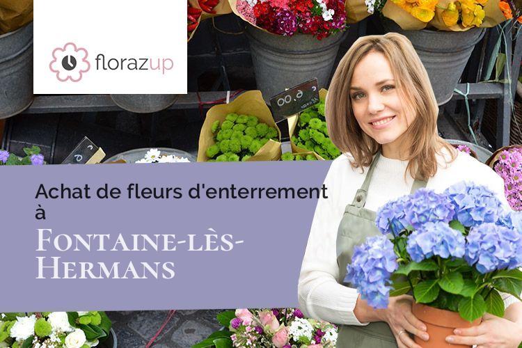 plantes pour un décès à Fontaine-lès-Hermans (Pas-de-Calais/62550)