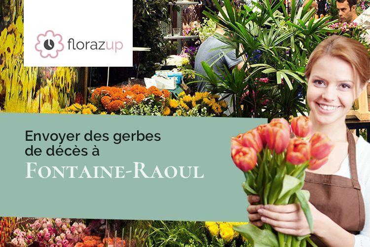 créations florales pour des funérailles à Fontaine-Raoul (Loir-et-Cher/41270)