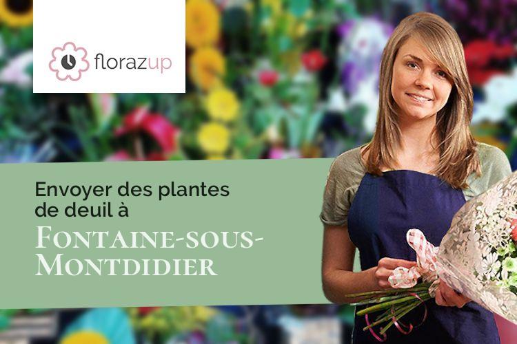 créations florales pour une crémation à Fontaine-sous-Montdidier (Somme/80500)