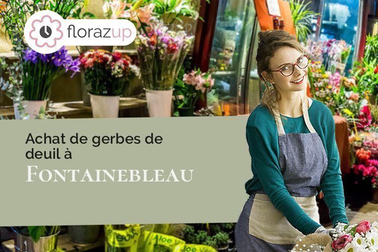 gerbes de fleurs pour une crémation à Fontainebleau (Seine-et-Marne/77300)