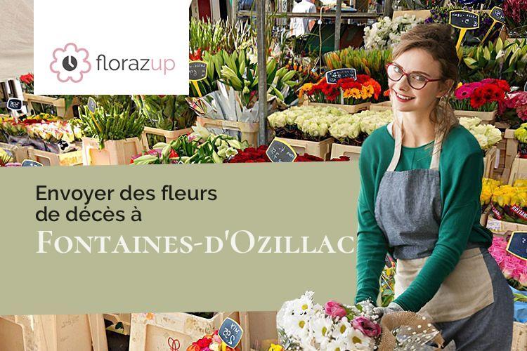 créations florales pour des funérailles à Fontaines-d'Ozillac (Charente-Maritime/17500)