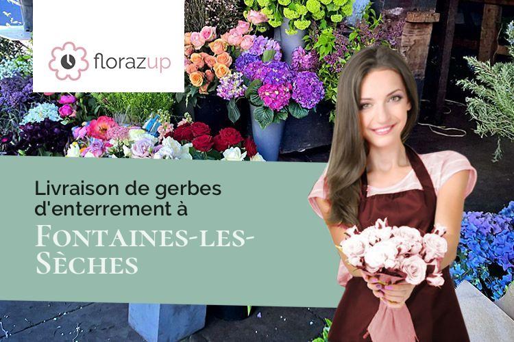 fleurs deuil pour une crémation à Fontaines-les-Sèches (Côte-d'Or/21330)