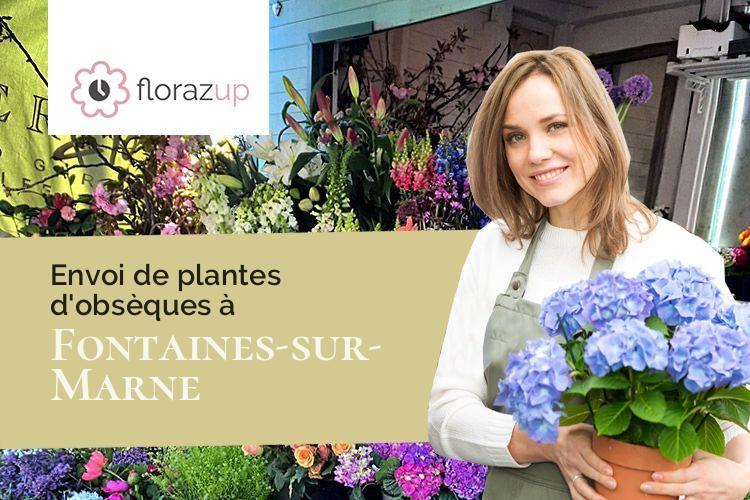 gerbes de fleurs pour un décès à Fontaines-sur-Marne (Haute-Marne/52170)