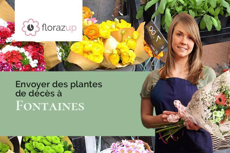 plantes pour des obsèques à Fontaines (Vendée/85200)