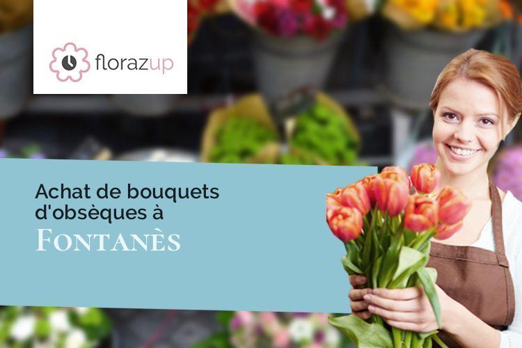 créations florales pour des funérailles à Fontanès (Gard/30250)