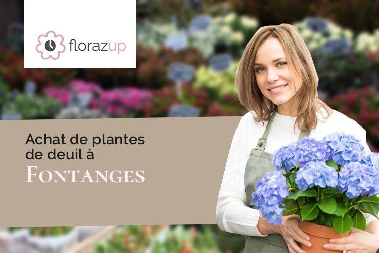 coupes de fleurs pour un deuil à Fontanges (Cantal/15140)