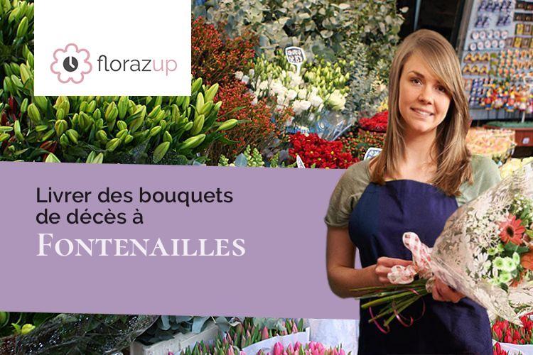 créations florales pour des obsèques à Fontenailles (Yonne/89560)