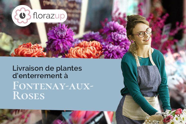 compositions de fleurs pour un décès à Fontenay-aux-Roses (Hauts-de-Seine/92260)